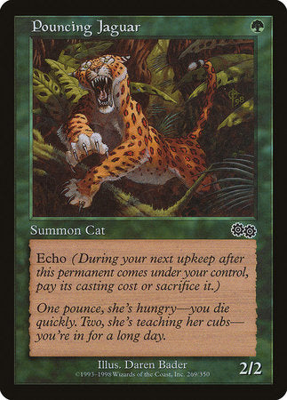 Pouncing Jaguar [Urza's Saga] | Gate City Games LLC