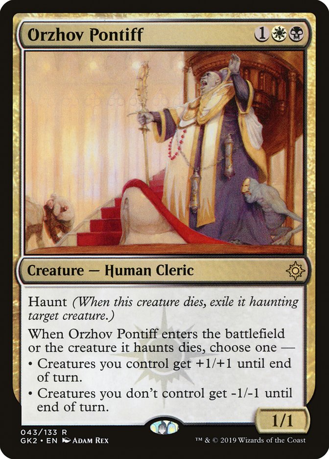 Orzhov Pontiff [Ravnica Allegiance Guild Kit] | Gate City Games LLC