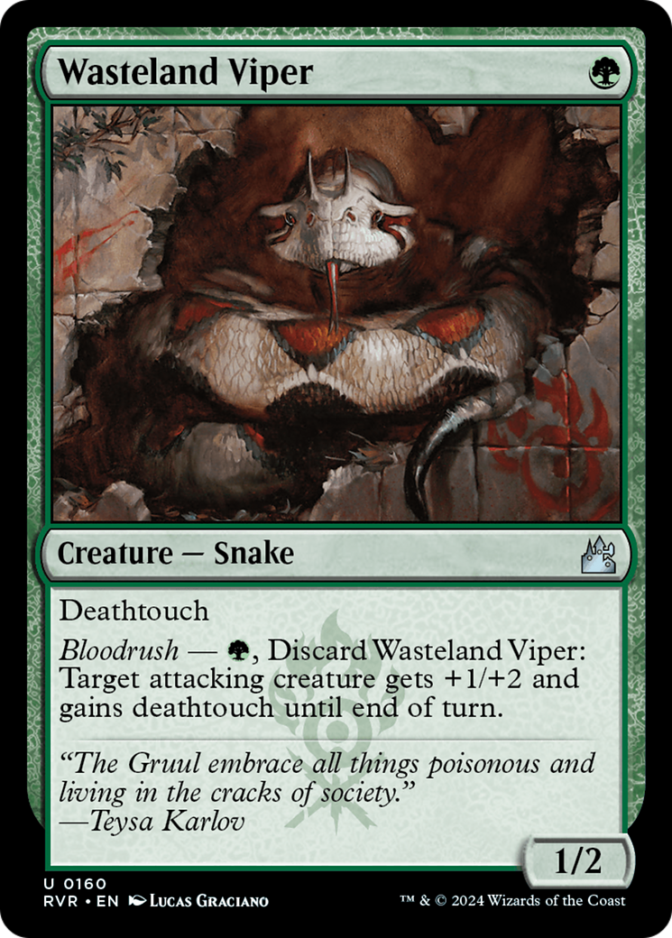 Wasteland Viper [Ravnica Remastered] | Gate City Games LLC