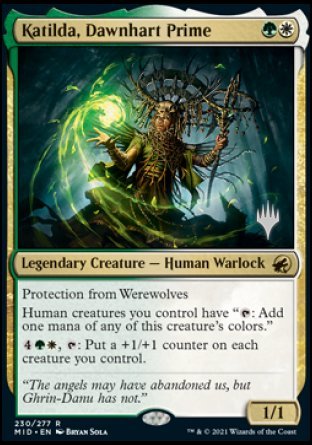 Katilda, Dawnhart Prime (Promo Pack) [Innistrad: Midnight Hunt Promos] | Gate City Games LLC