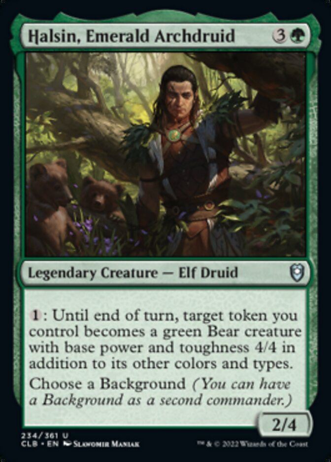 Halsin, Emerald Archdruid [Commander Legends: Battle for Baldur's Gate] | Gate City Games LLC