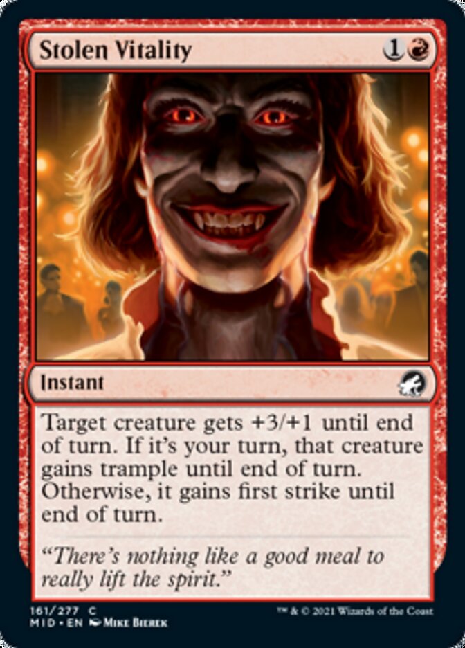 Stolen Vitality [Innistrad: Midnight Hunt] | Gate City Games LLC