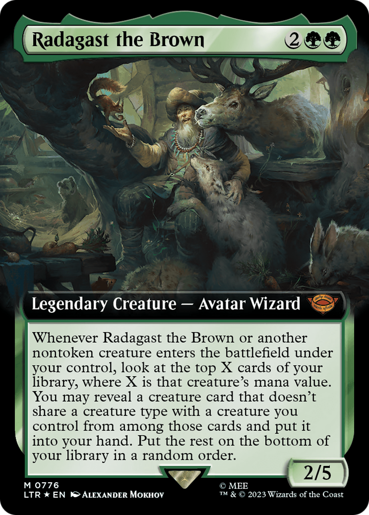 Radagast the Brown (Extended Art) (Surge Foil) [The Lord of the Rings: Tales of Middle-Earth] | Gate City Games LLC