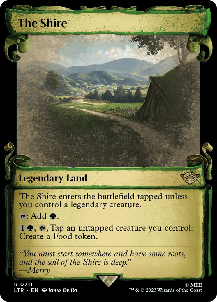 The Shire [The Lord of the Rings: Tales of Middle-Earth Showcase Scrolls] | Gate City Games LLC