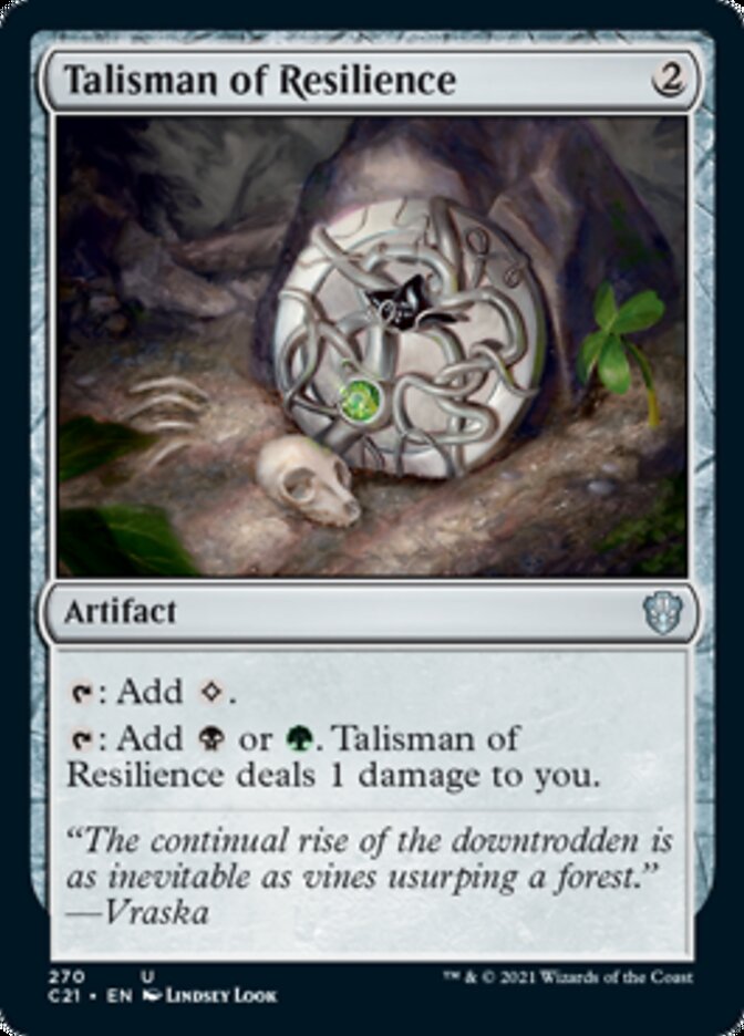 Talisman of Resilience [Commander 2021] | Gate City Games LLC