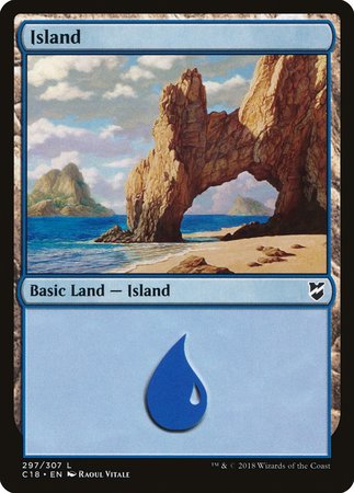Island (297) [Commander 2018] | Gate City Games LLC