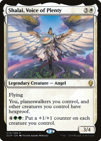 Shalai, Voice of Plenty [Dominaria Promos] | Gate City Games LLC