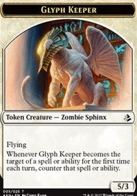 Glyph Keeper // Warrior Token [Amonkhet Tokens] | Gate City Games LLC