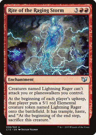 Rite of the Raging Storm [Commander 2015] | Gate City Games LLC