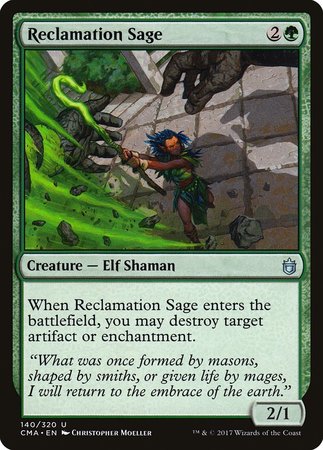 Reclamation Sage [Commander Anthology] | Gate City Games LLC