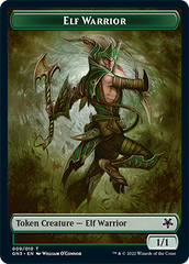 Soldier // Elf Warrior Double-Sided Token [Game Night: Free-for-All Tokens] | Gate City Games LLC
