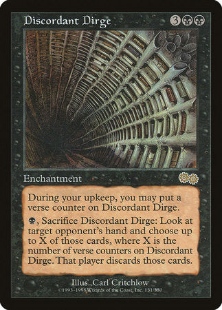 Discordant Dirge [Urza's Saga] | Gate City Games LLC