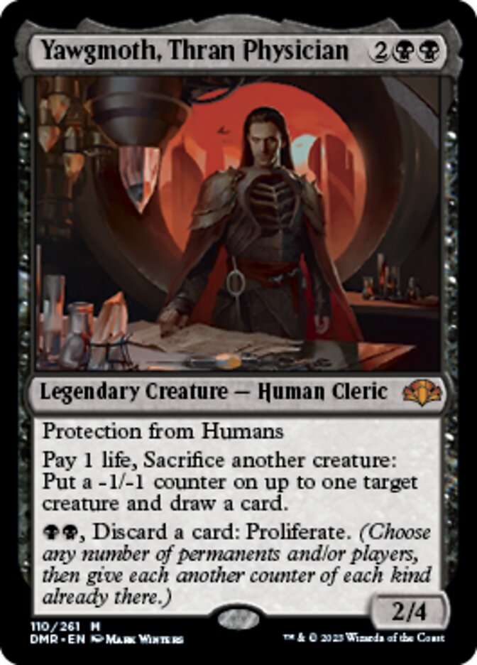 Yawgmoth, Thran Physician [Dominaria Remastered] | Gate City Games LLC