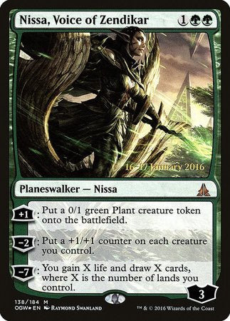 Nissa, Voice of Zendikar [Oath of the Gatewatch Promos] | Gate City Games LLC