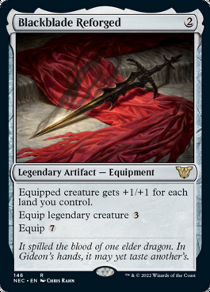 Blackblade Reforged [Kamigawa: Neon Dynasty Commander] | Gate City Games LLC
