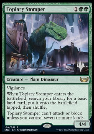 Topiary Stomper (Promo Pack) [Streets of New Capenna Promos] | Gate City Games LLC