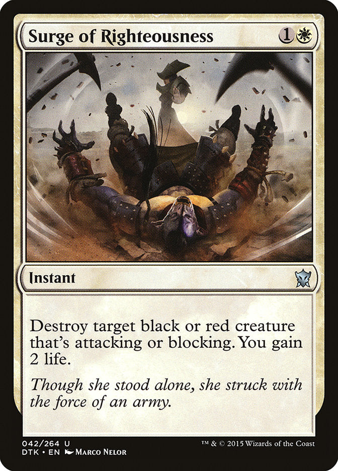 Surge of Righteousness [Dragons of Tarkir] | Gate City Games LLC