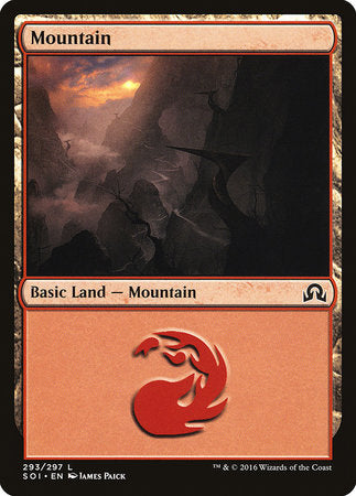 Mountain (293) [Shadows over Innistrad] | Gate City Games LLC