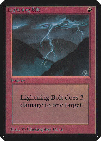 Lightning Bolt [Limited Edition Alpha] | Gate City Games LLC