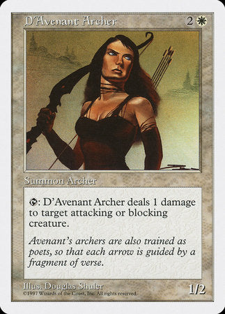 D'Avenant Archer [Fifth Edition] | Gate City Games LLC