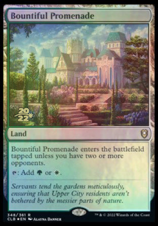 Bountiful Promenade [Commander Legends: Battle for Baldur's Gate Prerelease Promos] | Gate City Games LLC