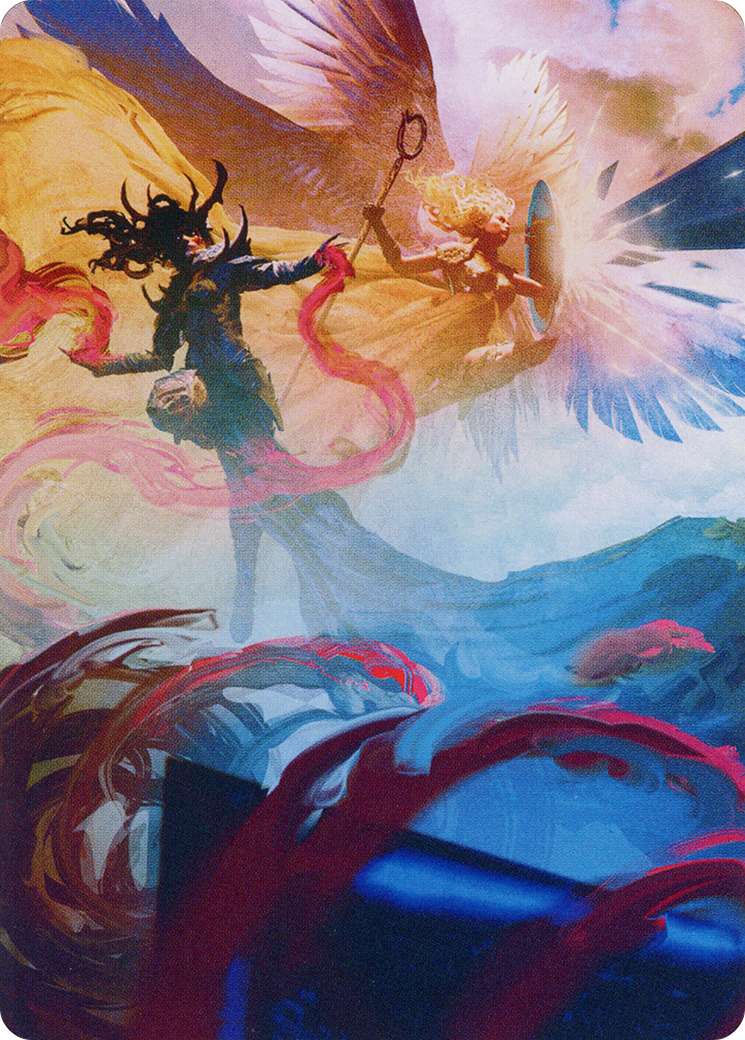 Drana and Linvala Art Card [March of the Machine Art Series] | Gate City Games LLC