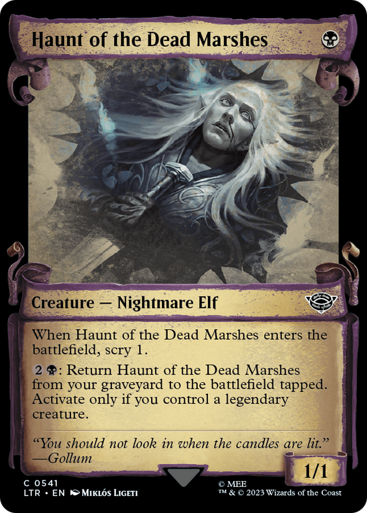 Haunt of the Dead Marshes [The Lord of the Rings: Tales of Middle-Earth Showcase Scrolls] | Gate City Games LLC