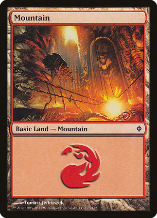 Mountain (173) [New Phyrexia] | Gate City Games LLC