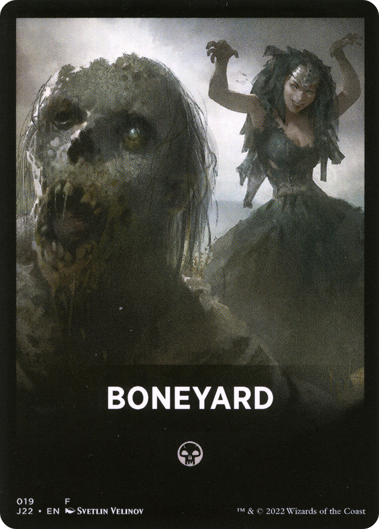 Boneyard Theme Card [Jumpstart 2022 Front Cards] | Gate City Games LLC