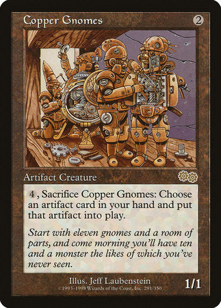 Copper Gnomes [Urza's Saga] | Gate City Games LLC