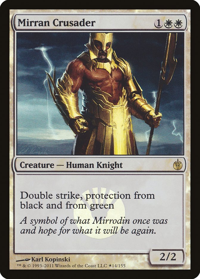 Mirran Crusader (Buy-A-Box) [Mirrodin Besieged Promos] | Gate City Games LLC