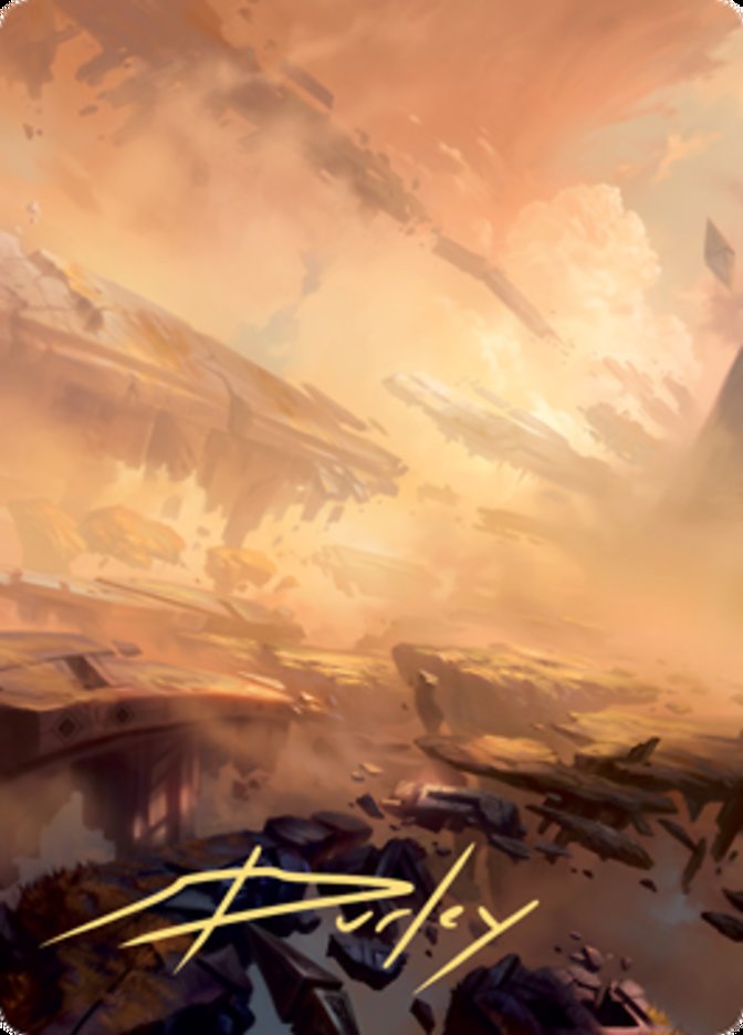 Plains 1 Art Card (Gold-Stamped Signature) [Zendikar Rising Art Series] | Gate City Games LLC