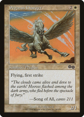Pegasus Charger [Urza's Saga] | Gate City Games LLC