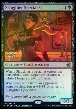 Slaughter Specialist [Innistrad: Midnight Hunt Prerelease Promos] | Gate City Games LLC