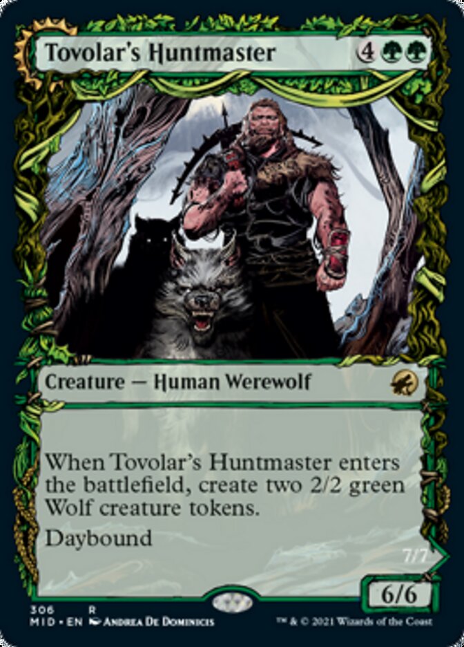 Tovolar's Huntmaster // Tovolar's Packleader (Showcase Equinox) [Innistrad: Midnight Hunt] | Gate City Games LLC