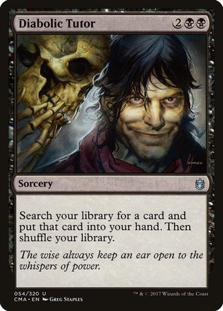 Diabolic Tutor [Commander Anthology] | Gate City Games LLC