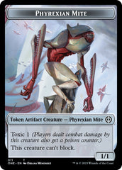 Phyrexian Mite // Phyrexian Insect Double-Sided Token [Phyrexia: All Will Be One Commander Tokens] | Gate City Games LLC