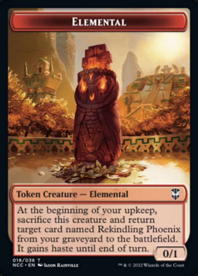 Elemental (018) // Copy Double-sided Token [Streets of New Capenna Commander Tokens] | Gate City Games LLC