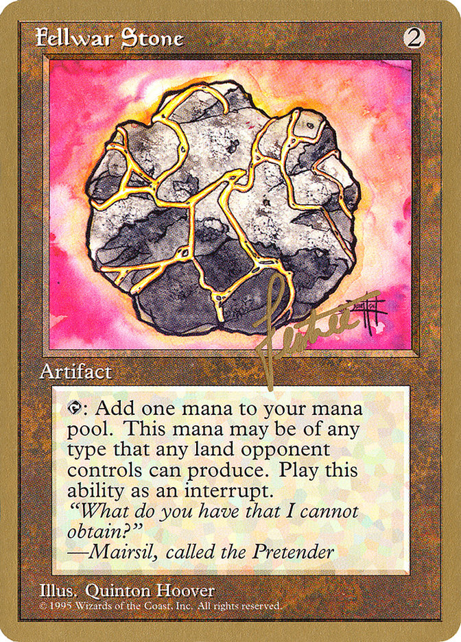 Fellwar Stone (Bertrand Lestree) [Pro Tour Collector Set] | Gate City Games LLC