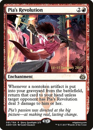 Pia's Revolution [Aether Revolt Promos] | Gate City Games LLC