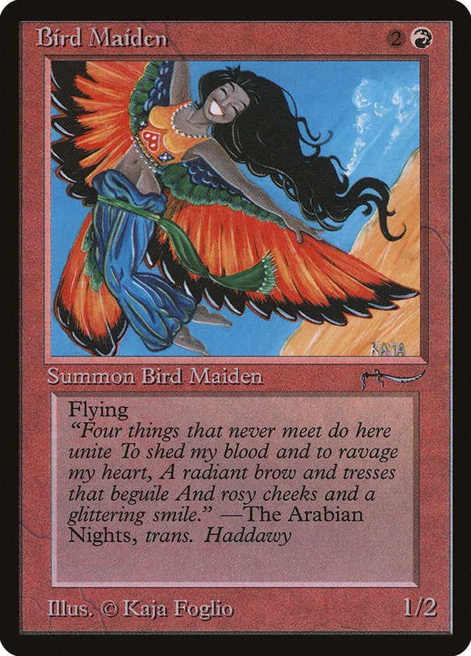 Bird Maiden (Dark Mana Cost) [Arabian Nights] | Gate City Games LLC