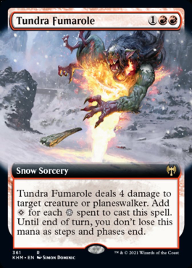 Tundra Fumarole (Extended Art) [Kaldheim] | Gate City Games LLC