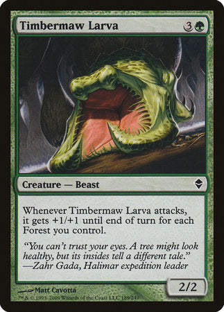 Timbermaw Larva [Zendikar] | Gate City Games LLC