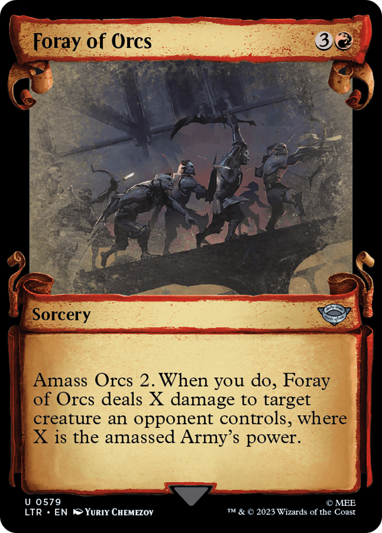 Foray of Orcs [The Lord of the Rings: Tales of Middle-Earth Showcase Scrolls] | Gate City Games LLC