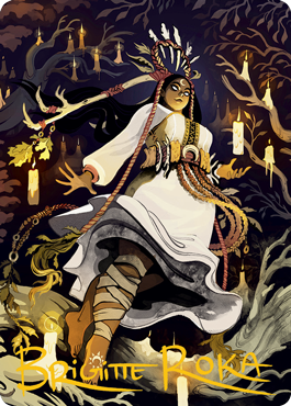 Candlegrove Witch 2 Art Card (Gold-Stamped Signature) [Innistrad: Midnight Hunt Art Series] | Gate City Games LLC
