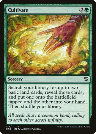 Cultivate [Commander 2018] | Gate City Games LLC