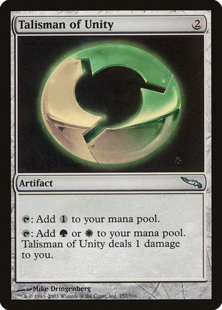 Talisman of Unity [Mirrodin] | Gate City Games LLC