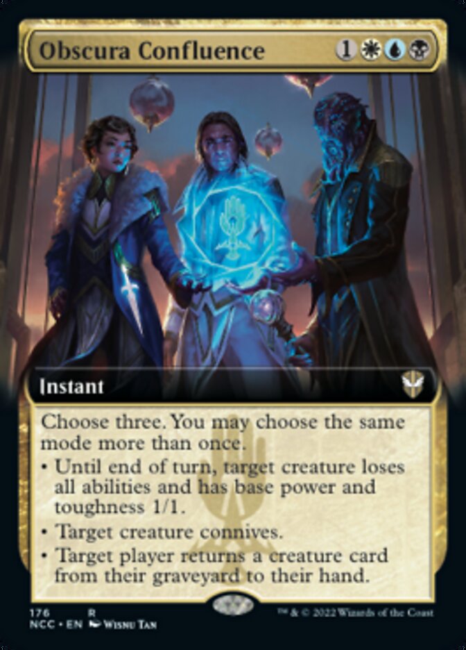 Obscura Confluence (Extended Art) [Streets of New Capenna Commander] | Gate City Games LLC