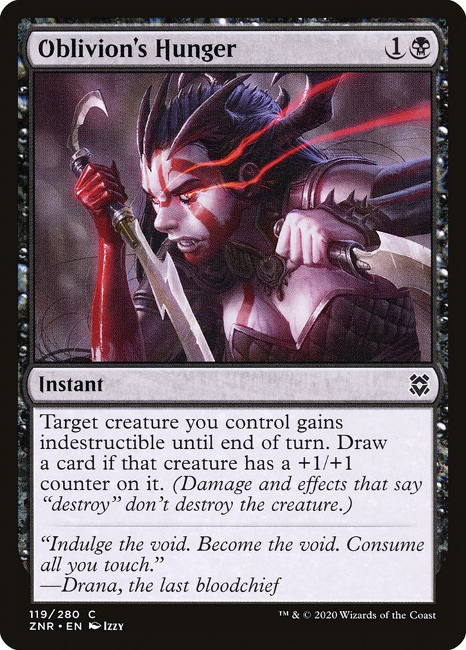Oblivion's Hunger [Zendikar Rising] | Gate City Games LLC