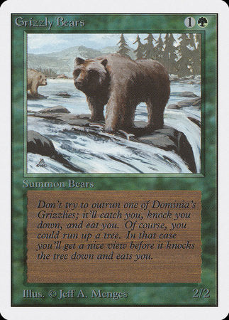 Grizzly Bears [Unlimited Edition] | Gate City Games LLC